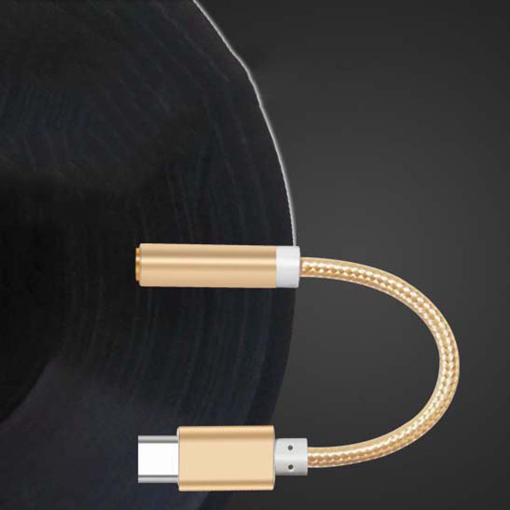 Dây Cáp Chuyển Đổi Âm Thanh Từ Type-C Sang 3.5mm Nhiều Màu Sắc Cho Điện Thoại