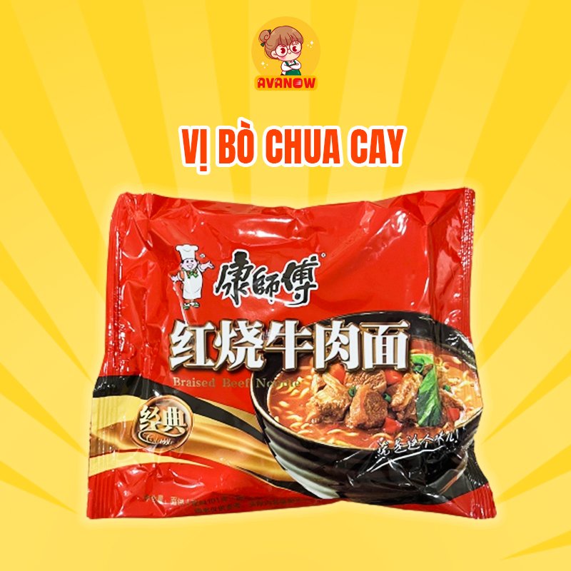 Mì tôm hiệu thầy Khang 110g 🍣 Avanow 🍣 đồ ăn vặt ngon | BigBuy360 - bigbuy360.vn