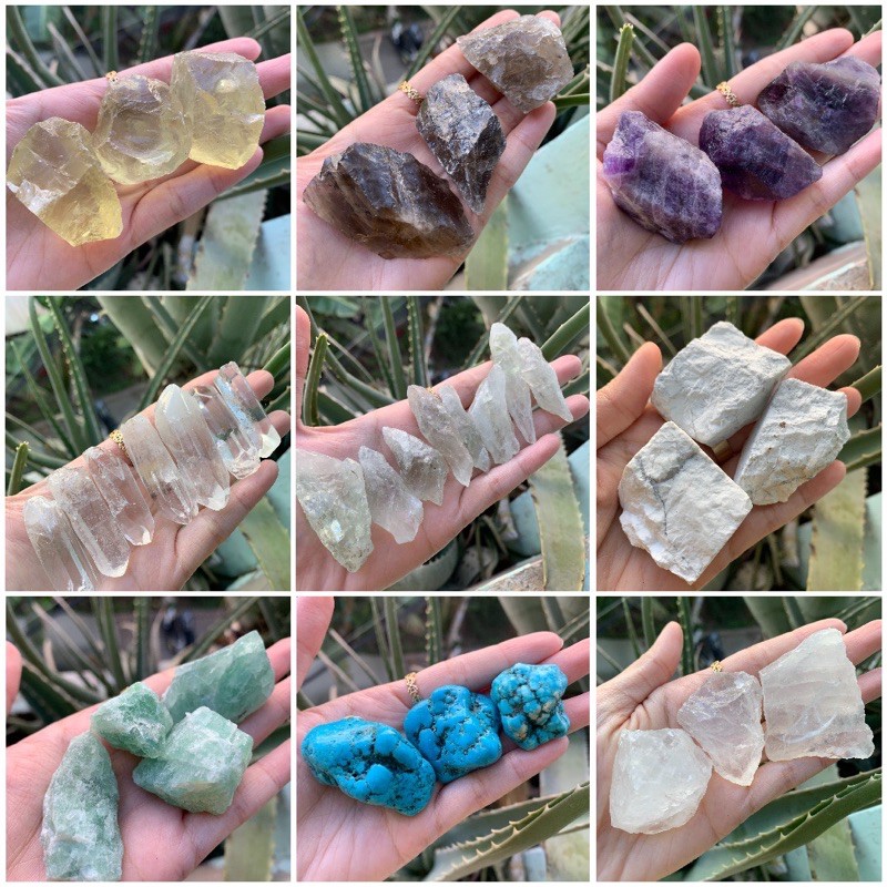 Set 100gr đá thô thanh tẩy