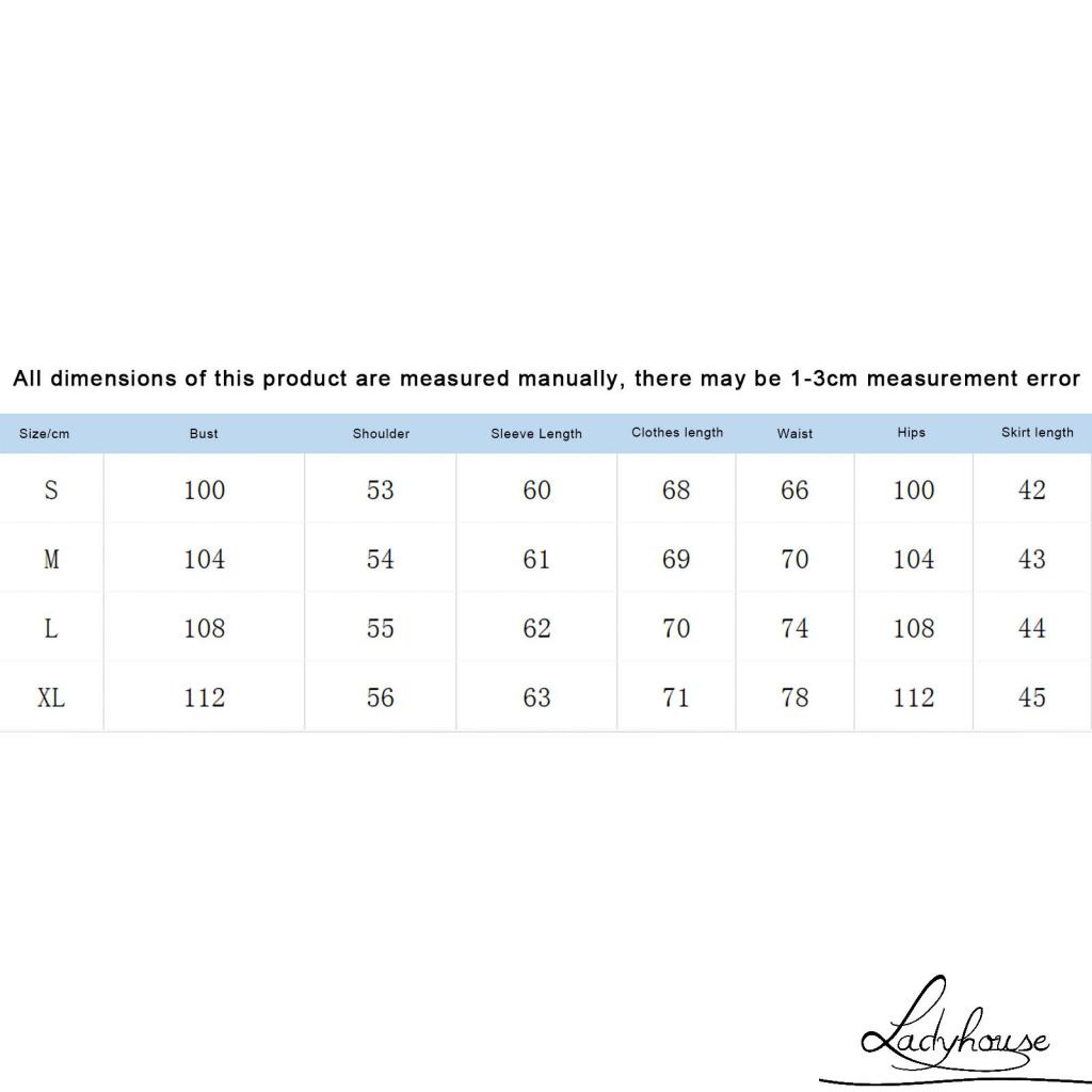 Bộ Áo Sơ Mi Tay Dài Màu Trơn Cài Nút + Chân Váy Lưng Cao Thời Trang Mùa Hè Xinh Xắn Cho Nữ