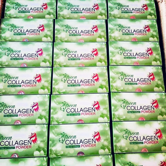 Diệp lục collagen tặng kèm chai pha 500ml