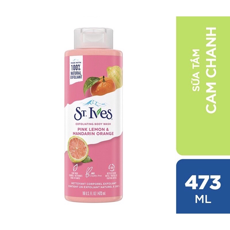 [Hàng Auth - Chọn màu] [Có bảo hành] Sữa Tắm St.Ives 473ml ml chiết xuất từ thiên nhiên _USA