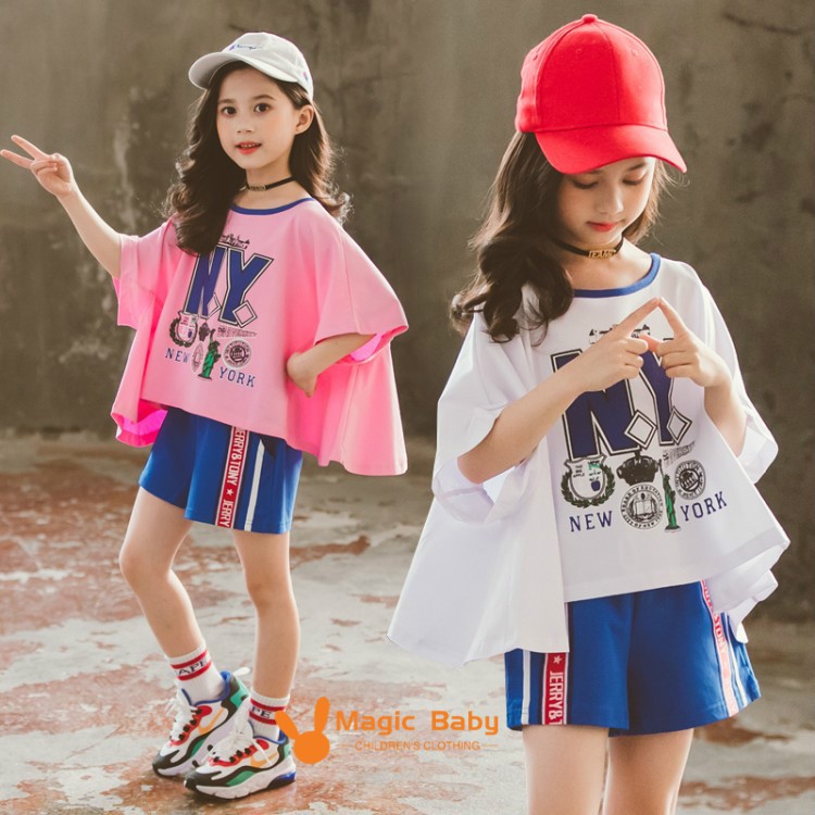 Bộ Đồ Thể Thao 2 Món Cho Bé Gái Phong Cách Năng Động