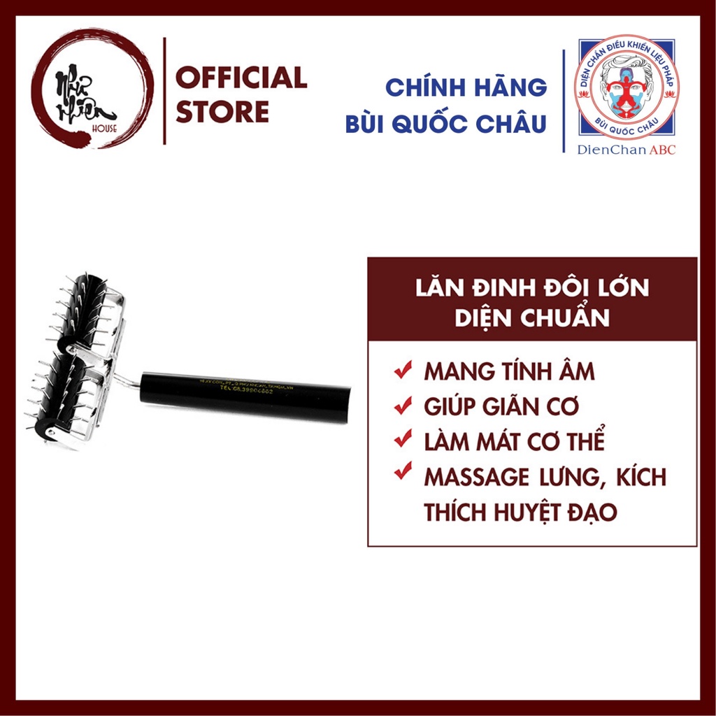Lăn Đinh Đôi Dụng Cụ Diện Chẩn Bùi Quốc Châu Chính Hãng