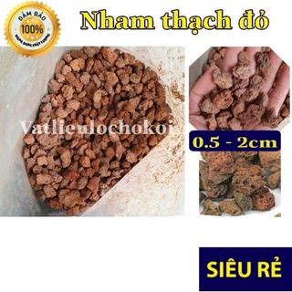 Nham thạch đỏ size nhỏ 1kg | Vật liệu lọc
