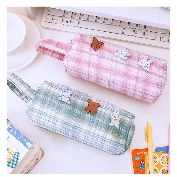 Bóp Viết Caro Đa Năng Lớn (sticker ngẫu nhiên) - 20x12 cm