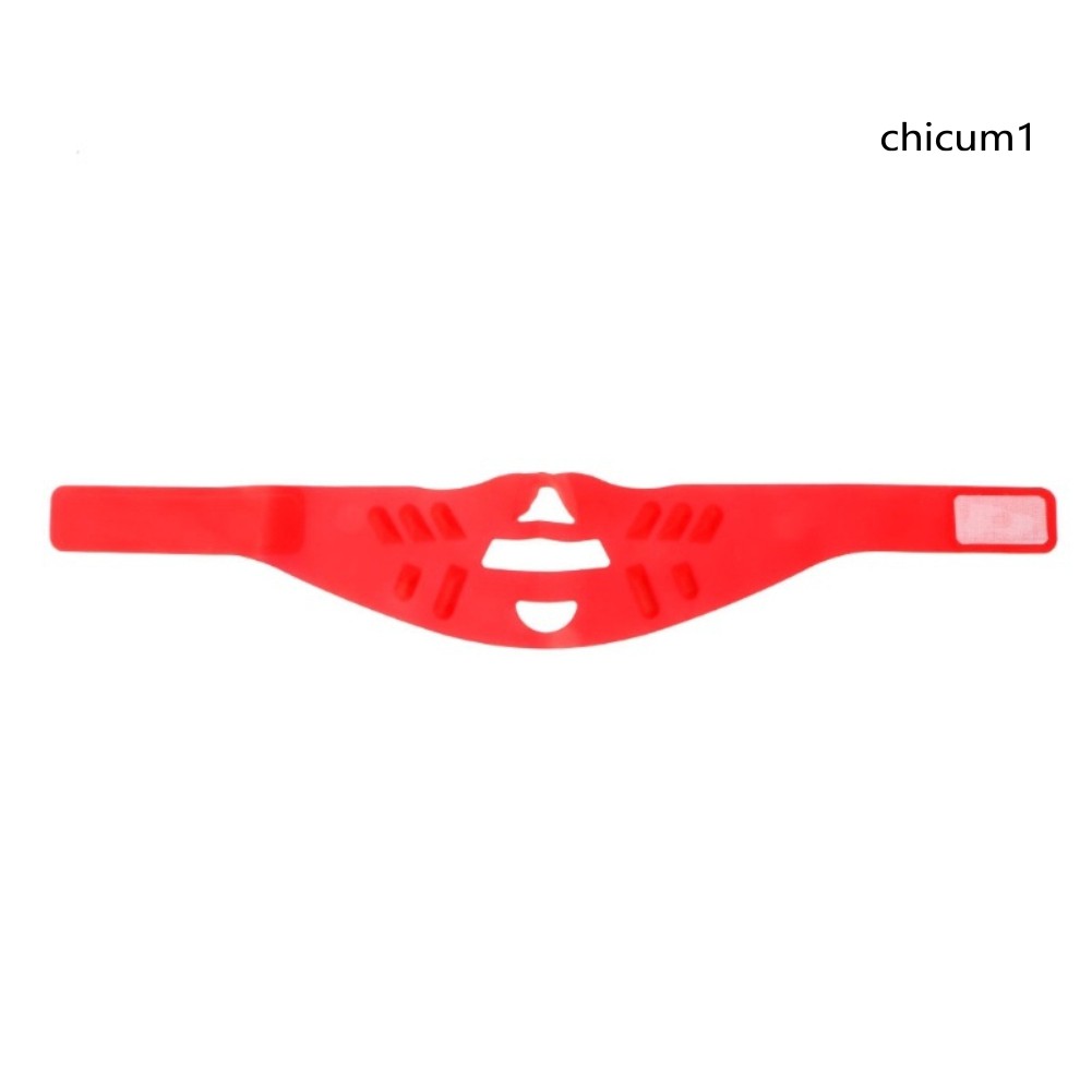 [Hàng mới về] Đai định hình mặt chữ v 3d giúp khuôn mặt thon gọn chất liệu silicon