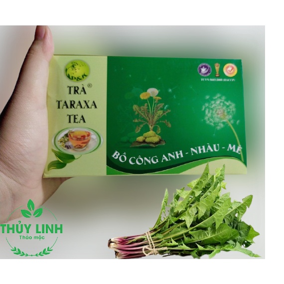 Trà TARAXA (Bồ Công Anh-Nhàu-Mè) 80gr (50 túi lọc) Giải độc, Ngừa viêm khớp, đau nhức, hạ cholesterol, nhuận trường