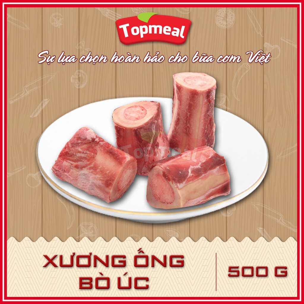 HCM - Xương ống bò Úc Topmeal (500g) - Thích hợp với các món canh, hầm,...  - [Giao nhanh TPHCM]