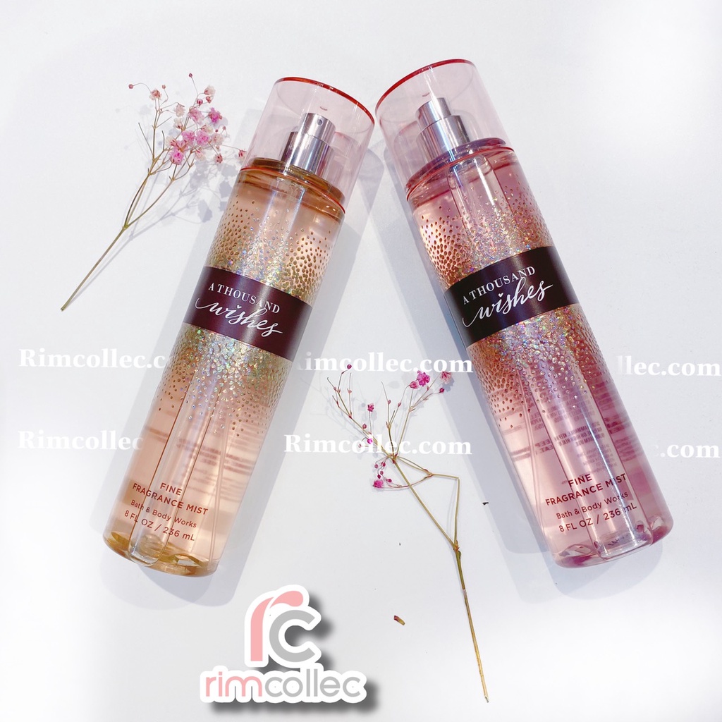 Xịt thơm toàn thân Bath & Body Works A Thousand wishes 236ml
