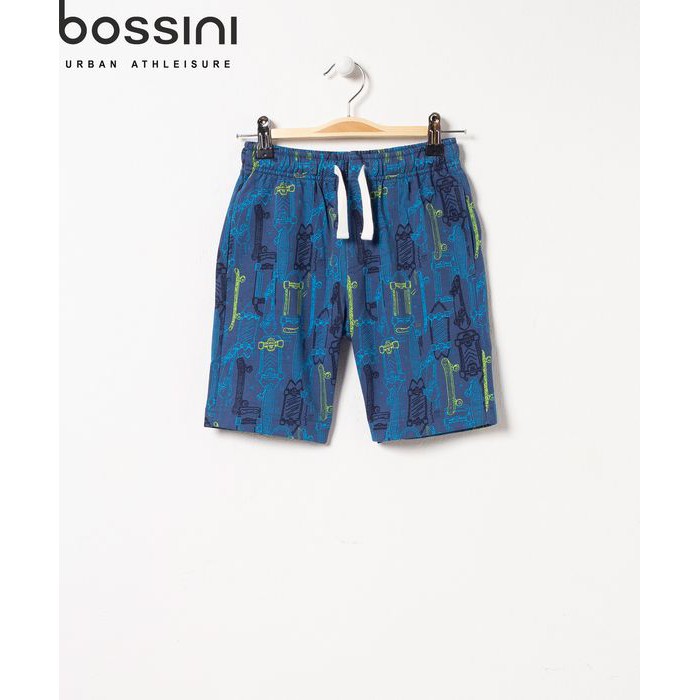 Quần short lưng thun 100% cotton bé trai Bossini 635303000