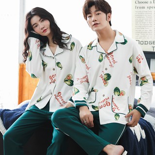 [Ảnh thật] SET Đôi Nam Nữ-Bộ PIJAMA Nam Nữ Style Hàn Quốc-COTTON 100% thấm hút mồ hôi tốt, mát mùa hè