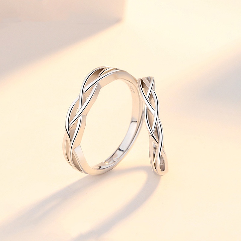 Nhẫn Cặp Đôi Đa Năng Thiết Kế Đơn Giản Thời Trang