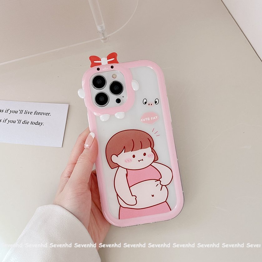 Ốp Điện Thoại Mềm Họa Tiết Quái Vật Nhỏ Ngộ Nghĩnh Cho iPhone 14 13 12 11 Pro Max Xs Max Xr X 7 8 6 6s Plus