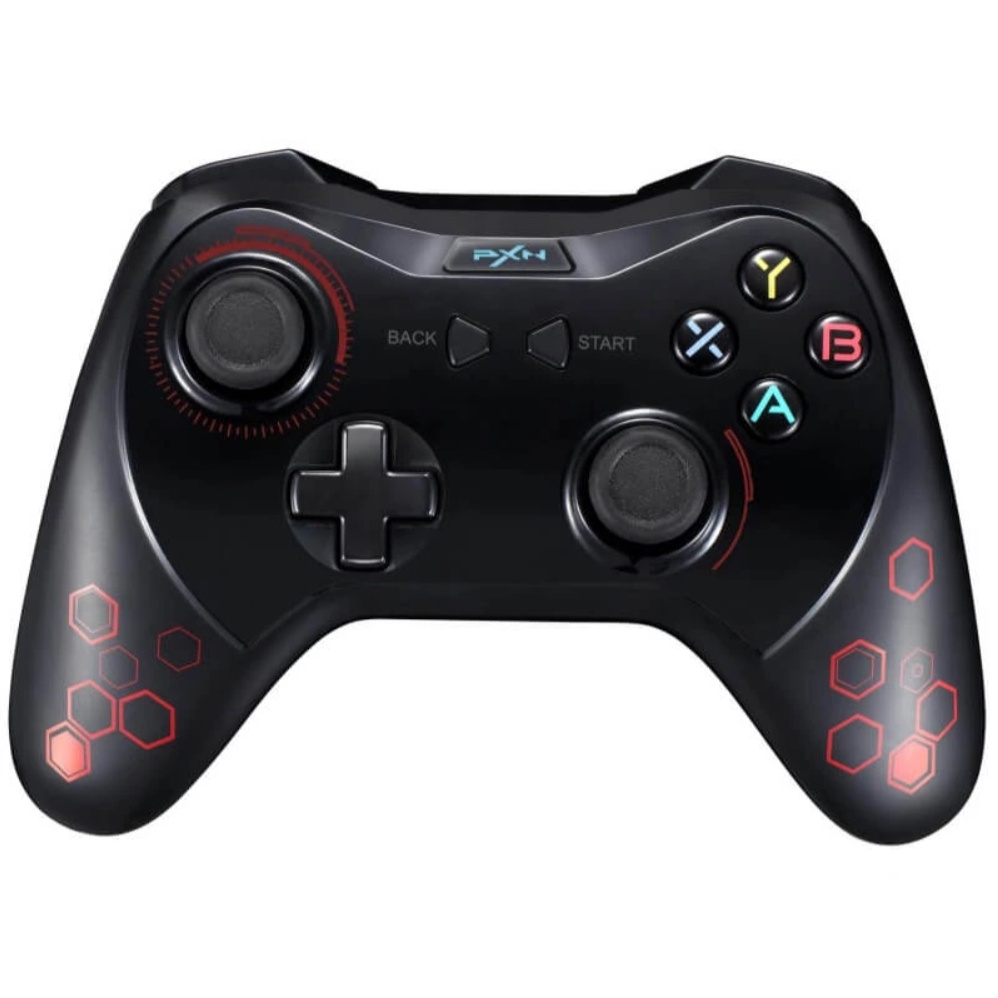 Tay cầm chơi game không dây PXN 9616/9606 Pro Black/Red Bluetooth Wireless form XBOX dành cho PC / Android / Smart TV