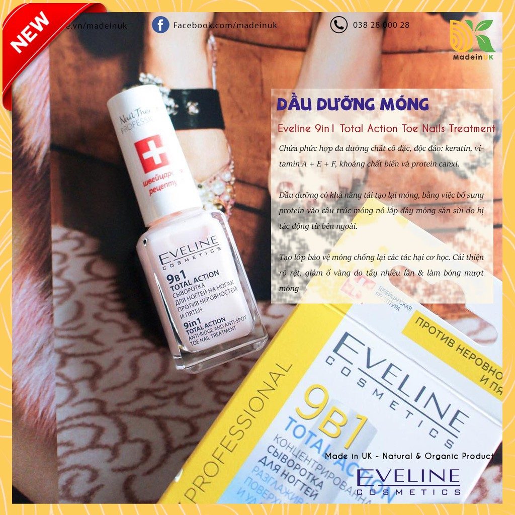 Dưỡng Móng Eveline 12ml