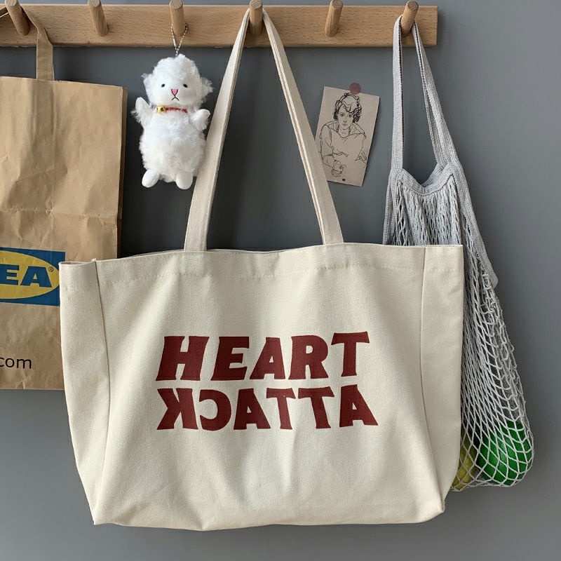 Túi vải Cỡ Lớn Phong Cách Hàn Quốc Mới