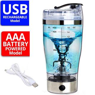 Bình lắc khuấy cà phê/nước uống protein thể thao có thể sạc lại/sử dụng pin tự động thuận tiện