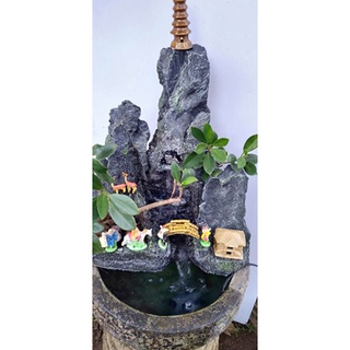 hòn non bộ có thác nước