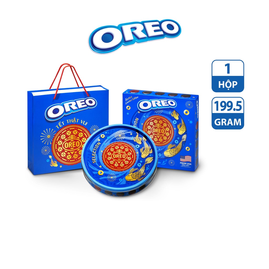 [Giảm 5K cho đơn từ 50K] Bánh quy Oreo Thập Cẩm 199.5g