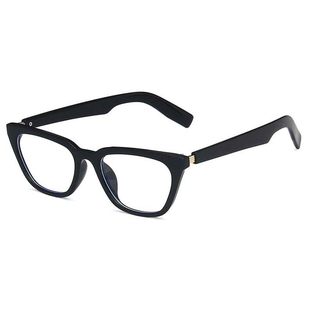 Kính Mát Gọng Mắt Mèo Đen Chống Tia UV Họa Tiết Da Báo Thời Trang Cho Nữ