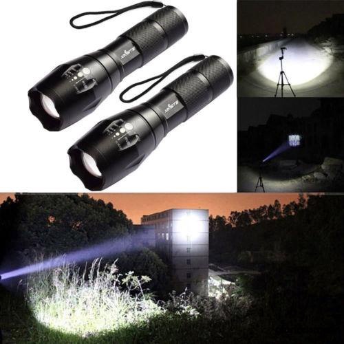 Đèn pin 5 chế độ đèn LED CREE XM-L T6 ánh sáng 18650 dùng đi săn