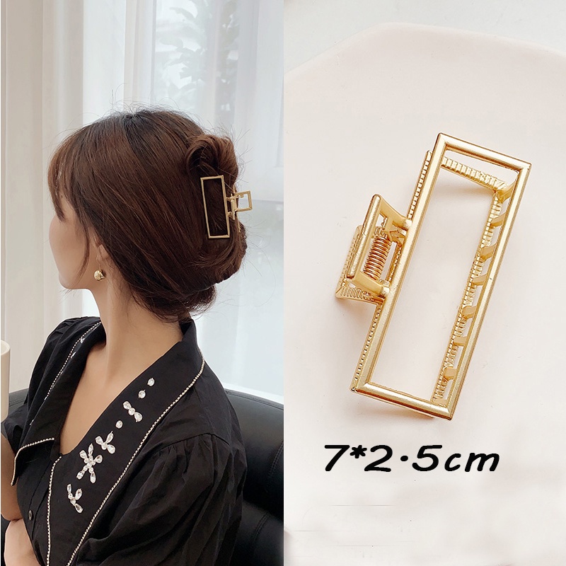 Kẹp Tóc Mạ Vàng Phong Cách Hàn Quốc