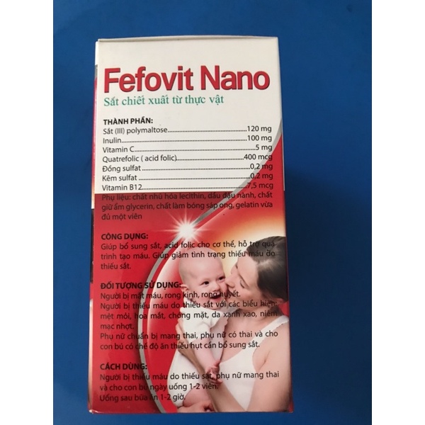 Ferovit Nano hộp 100viên