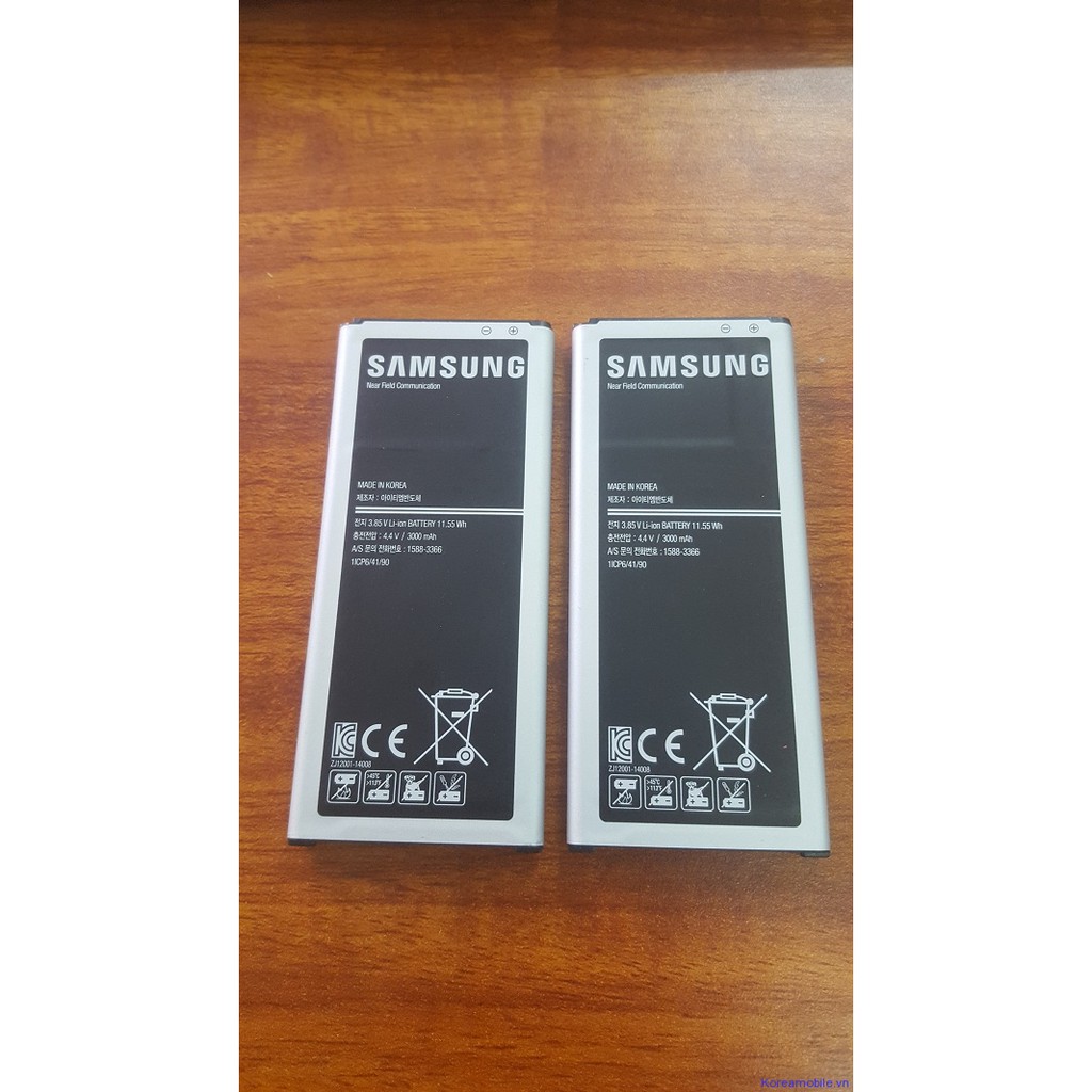 pin sam sung note 4 2 sim: model: n916