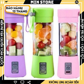 [Hàng Loại 1]Máy xay sinh tố mini không dây tích điện đa năng-6 lưỡi .