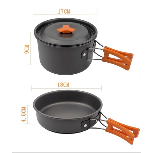 bộ nồi siêu chảo nấu ăn khi đi du lịch 7 món kèm ảnh thật | BigBuy360 - bigbuy360.vn