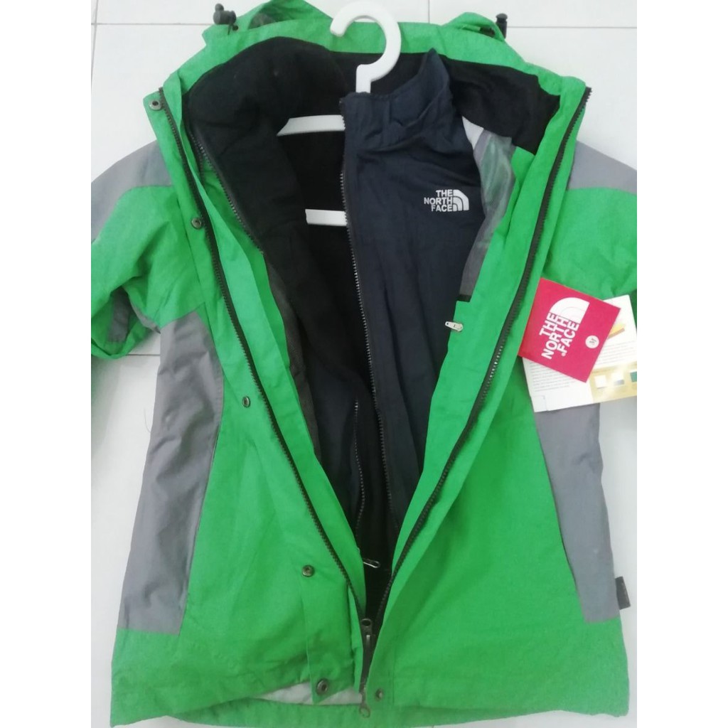 Áo khoác Gió 3 lớp VNXK TNF Chống thấm nước 100%. lớp 3 lót nỉ tháo rời siêu ấm