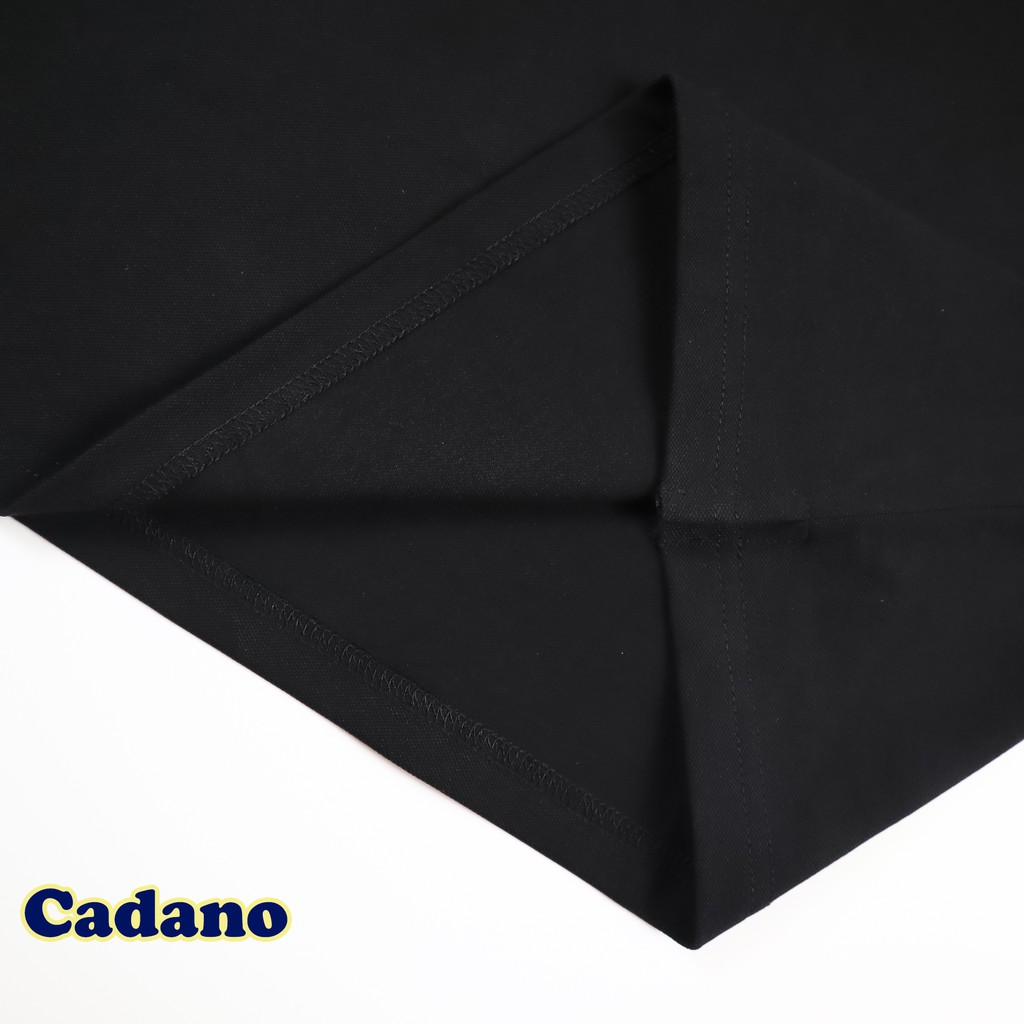 Áo polo nam , thương hiệu CADANO, thêu họa tiết, vải cotton co giãn màu đen lịch lãm - CADANO - CAD001 | BigBuy360 - bigbuy360.vn