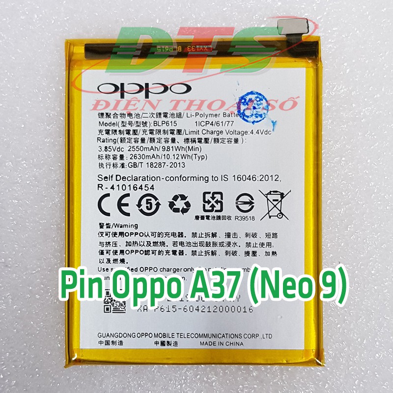 Pin Oppo A37 (Neo 9)