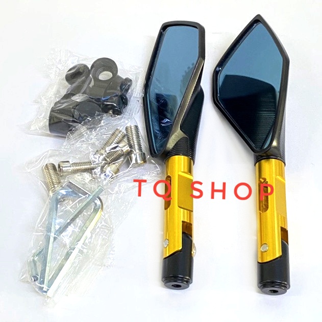 Gương 5 cạnh gập được lắp các dòng xe
