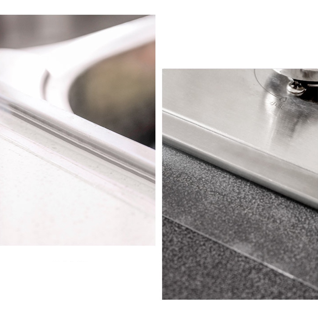 Transparent Acrylic Waterproof Mildew-Proof Self-Adhesive Tape Kitchen Sink Line Stick Strip