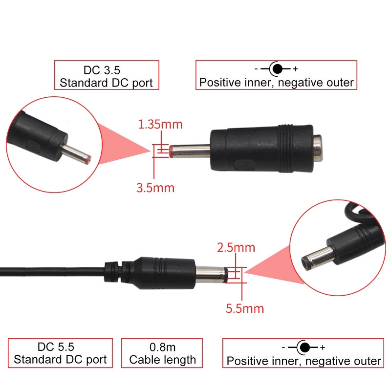 Cáp chuyển đổi USB 5V sang DC 9V/12V có thể điều chỉnh điện áp với màn hình Led và công tắc