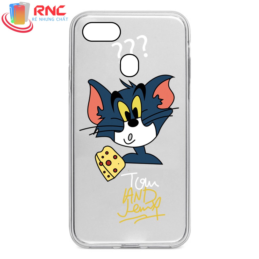 Ốp lưng OPPO F9/A5S/A7 2018 Tom & Jerry dẻo trong Silicone in hình