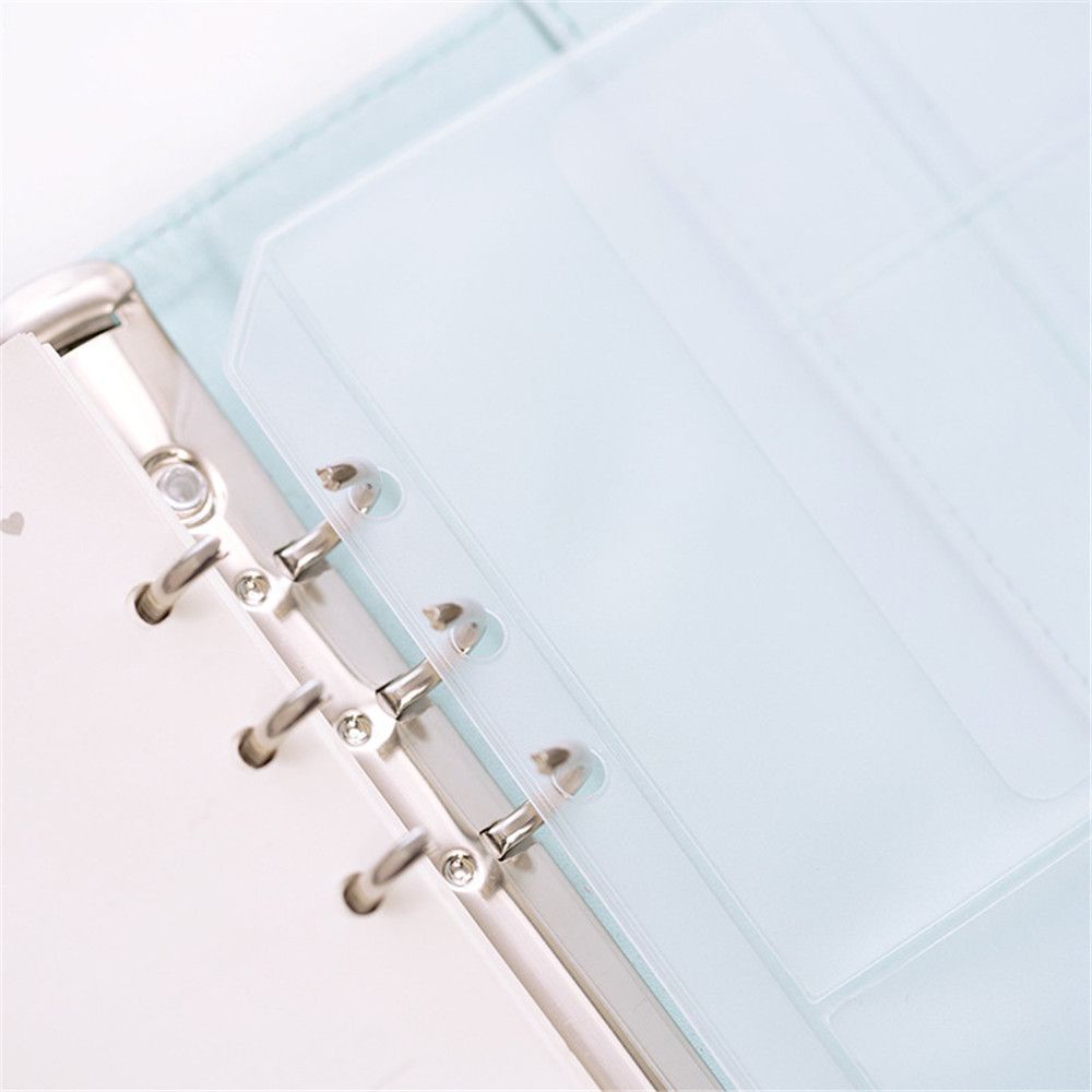 Túi đựng tài liệu bằng PVC 6 lỗ chống thấm nước khổ A5 A6