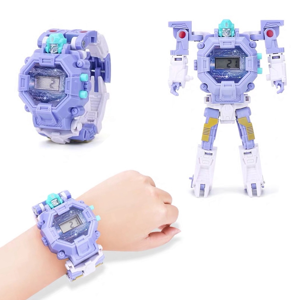 Đồng hồ robot điện tử kiểu dáng hoạt hình cho bé