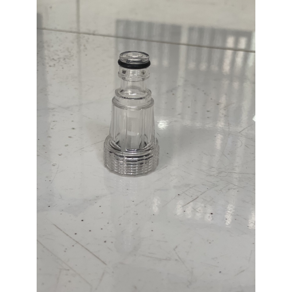 Đấu nối trắng máy rửa xe mini, nối máy rửa và ống
