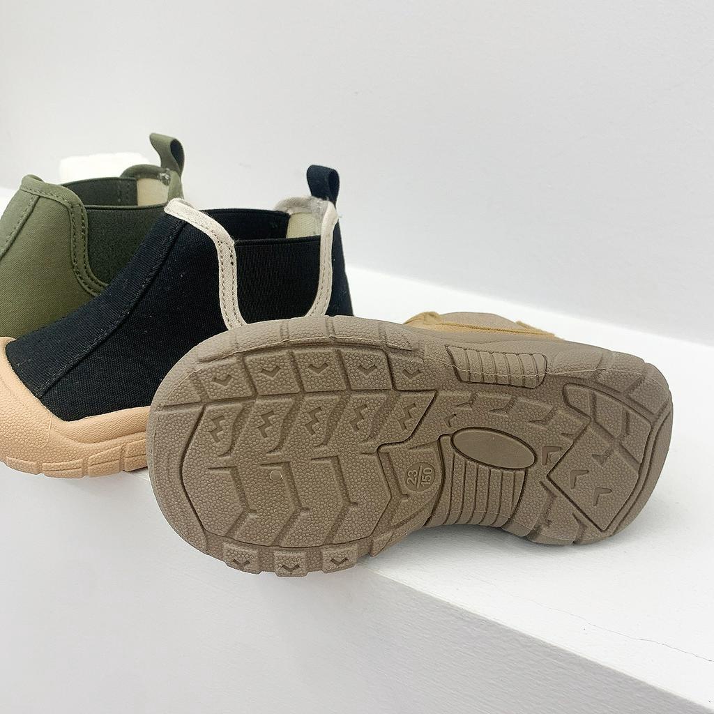 Giày thể thao canvas cổ cao cho bé G845