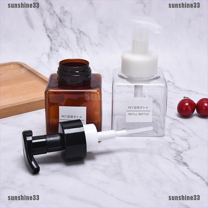 Bình Xịt Tạo Bọt Sữa Rửa Mặt Cầm Tay Tiện Lợi 250ml SUN33