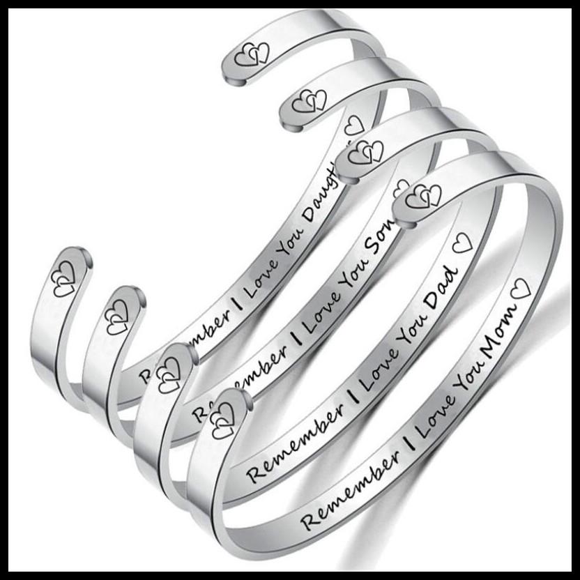 Cuff Carvingd Bracelet Bangle Cuff Mother 's Day Father' S Day