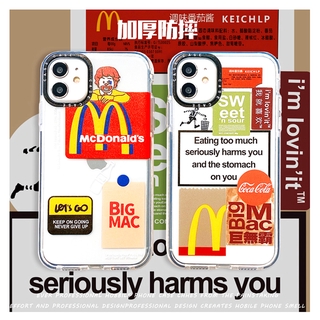 Ốp Lưng Chống Sốc Hình Bánh Hamburger Cho Iphone 7 6 6s 8 Plus 11 12 Iphone 11 12 Pro X Xr Xs Max
