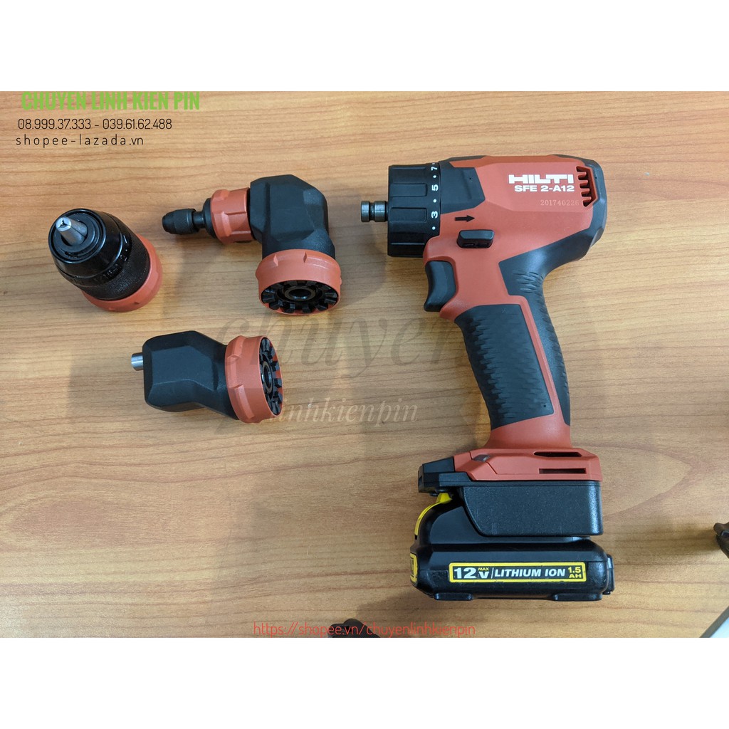 Đế chuyển Dewalt 12V Pin Li-Ion sang Hilti 12V ( BL64_178 )