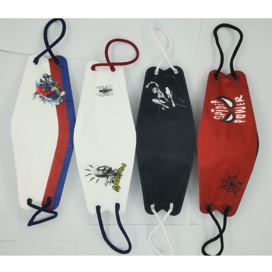 Set 5 / 10 / 30 Khẩu Trang Người Nhện / Marvel KF9.4 Dùng Một Lần Dành Cho Người Lớn / Trẻ Em