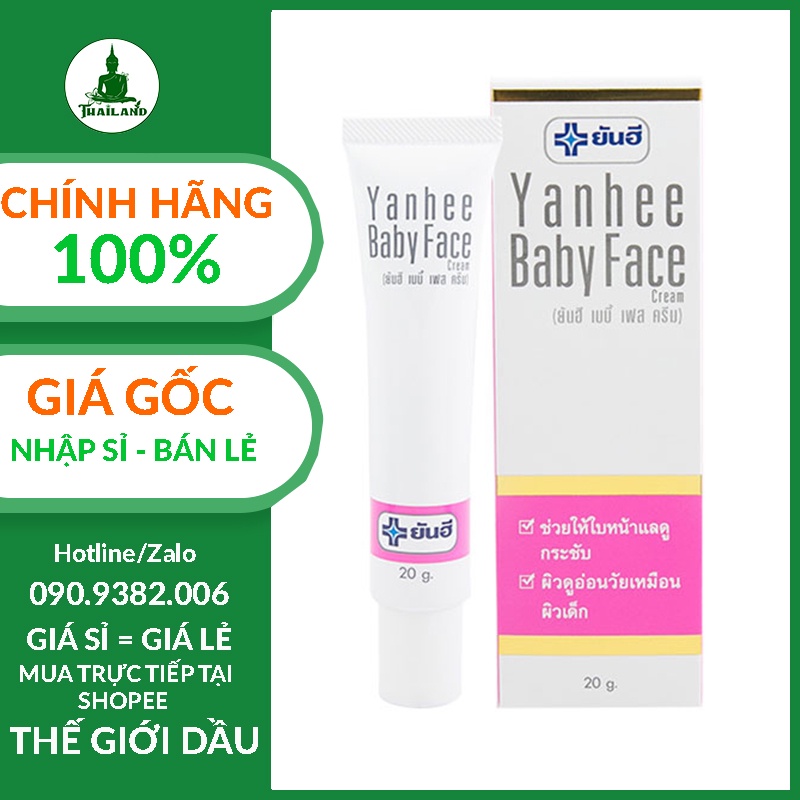 Kem trắng da mặt Yanhee Baby Face Cream Thái Lan 20g