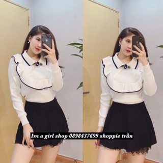 Áo len bèo Hàn quốc