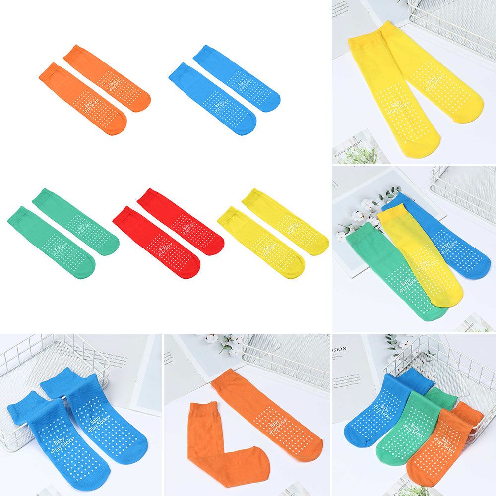 1 Đôi Vớ Cotton Mát Xa Chân Chống Trượt Thoáng Khí Thoải Mái Nhiều Màu Tùy Chọn Cho Người Lớn / Trẻ Em Mihan1